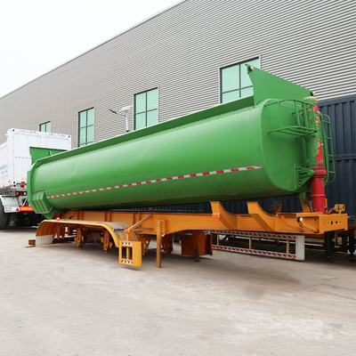 Jost 2&quot; Kingpin Tri Axle 40cbm Tipper/Dump Truck Semi Trailer для африканских клиентов