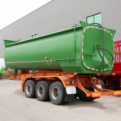 Jost 2&quot; Kingpin Tri Axle 40cbm Tipper/Dump Truck Semi Trailer для африканских клиентов