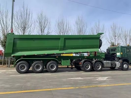 Передний подъемный стиль 4 оси У-образный грузовик с подъемником полуприцеп с подъемником 2 "