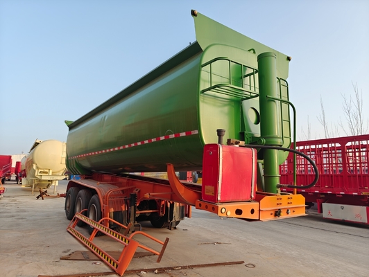 50t 60t 4 оси U-поворота назад 3 6 осей Тяжелая работа боковая алюминиевая задняя 30 50 60тонна Гидравлический полугрузовик Dnd Дамп-прицеп