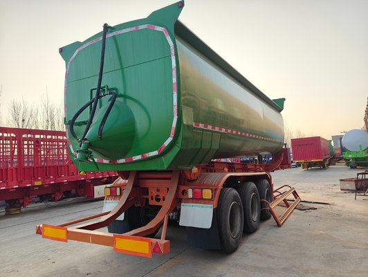 Hyva Dumper Box Van Semi Trailer для перевозки песка и руды Электрическая энергия