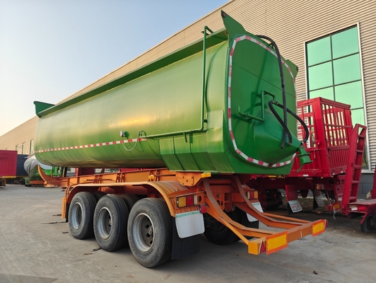 Hyva Dumper Box Van Semi Trailer для перевозки песка и руды Электрическая энергия