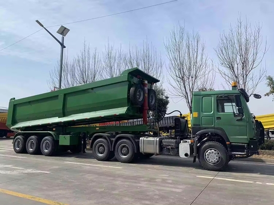 Двигатель вместимостью 4-6 л 6×4 приводное колесо U-образный задний наклонный откидный прицеп полуприцеп