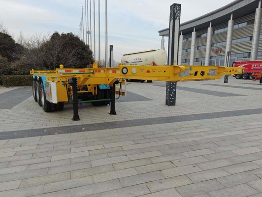 Zy 3 Ось 40FT 20FT Контейнерное шасси скелетный грузовик полуприцеп для портовой перевозки