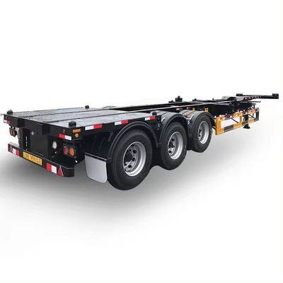 Zy Axle 2/3 Axles Flatbed/Flatdeck/Flat Deck 20/40 Feet Container/Dry Cargo Pan Semi-Trailer Steel Truck Semi-Trailer Стройный грузовой контейнер