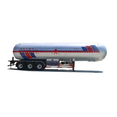 LPG ASME Tank Truck Trailer Пропановый газовый полуприцеп с осью L1 и номером шины 12