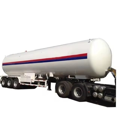 LPG ASME Tank Truck Trailer Пропановый газовый полуприцеп с осью L1 и номером шины 12