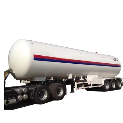 LPG ASME Tank Truck Trailer Пропановый газовый полуприцеп с осью L1 и номером шины 12