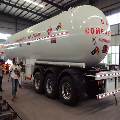 Три оси грузовик жидкий кислород CO2 криогенный газ жидкий азот резервуар полуприцеп