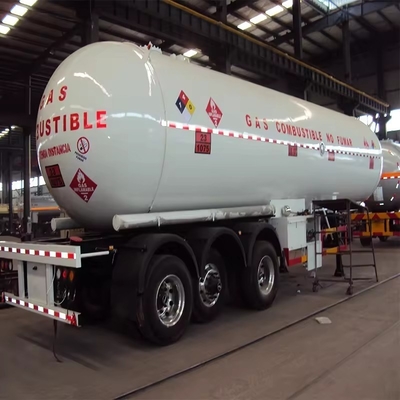 3 осевой LPG Tank Trailer 30000L 45000L LPG Gas Tank с однолетним послепродажным обслуживанием