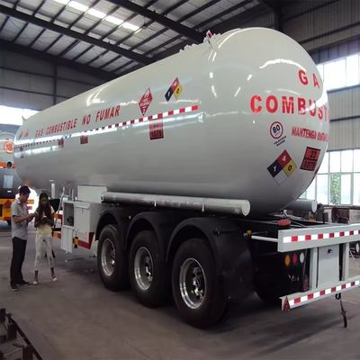 Плоская дорожная танкерная машина на СПГ полуприцеп 60000L 60m3 30t 25t 30t 25t Шина No 12