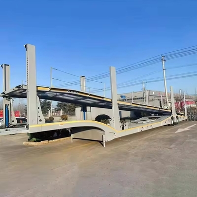 ABS с ABS 8 автомобилей Перевозчик плоский полуприцеп Грузовик Автотранспортер для России
