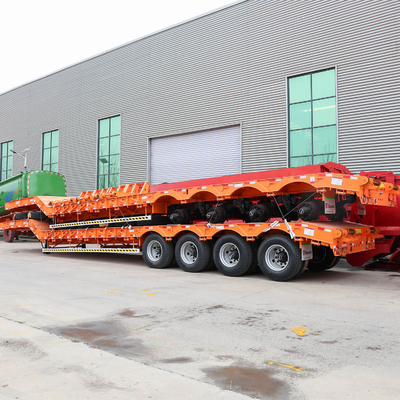 BPW/Fuwa Axles Low Bed Semi-Trailer для требований по транспортировке грузоподъемности 50 т
