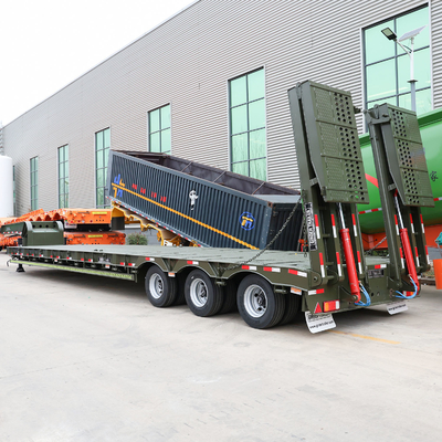 13000х2500-3000х1650мм низкая кровать Lowboy Loader Drop Deck Heavy Duty Dolly Semi Trailer