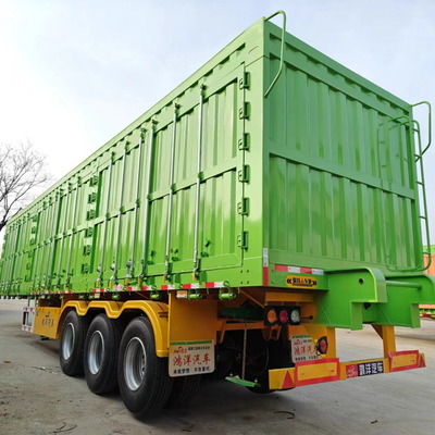 3 оси Bulk Fence Stake Semi-Trailer для железного грузового транспорта