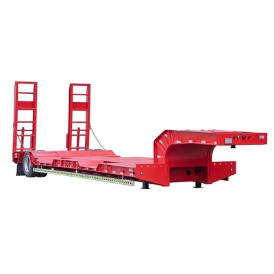 Расширяемый полуприцеп Lowboy 70 80 тонн для перевозки тяжелого оборудования