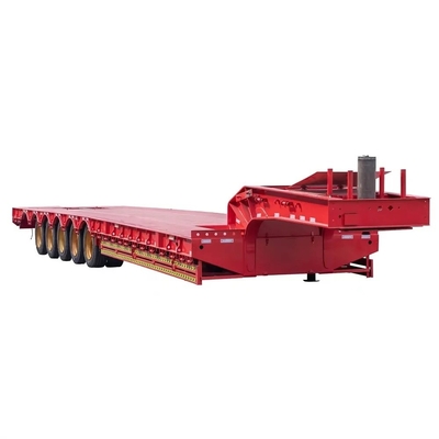 Расширяемый полуприцеп Lowboy 70 80 тонн для перевозки тяжелого оборудования
