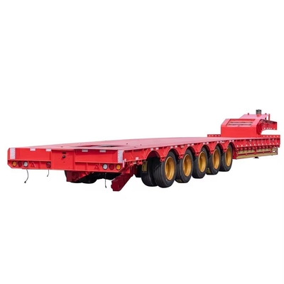 Полуприцеп Lowboy с 4 линиями 8 осями 150 тонн и ABS антиблокировочной тормозной системой