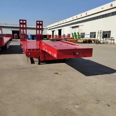 Полуприцеп Lowboy с 4 линиями 8 осями 150 тонн и ABS антиблокировочной тормозной системой