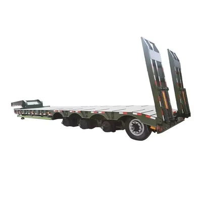 Тяжелогрузные трехосные 50 60 тонн Lowboy Lowbed Trailers Low Bed Semi Truck Trailer