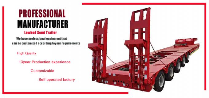 Manufacturer′ S Direct Sales Wholesale Price 2-Axle Heavy-Duty 40 Ton 60tons Flatbed Semi-Traile