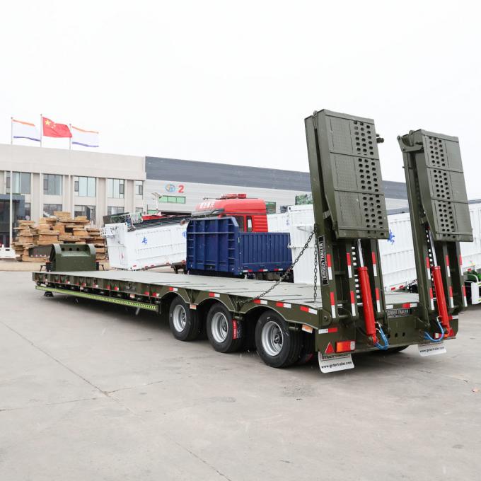 Manufacturer′ S Direct Sales Wholesale Price 2-Axle Heavy-Duty 40 Ton 60tons Flatbed Semi-Traile