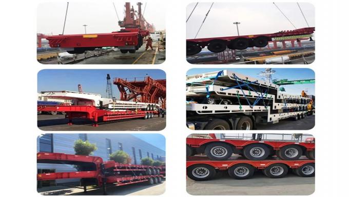 Manufacturer′ S Direct Sales Wholesale Price 2-Axle Heavy-Duty 40 Ton 60tons Flatbed Semi-Traile